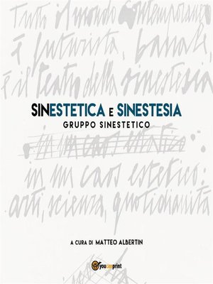 cover image of SinEstetica e Sinestesia